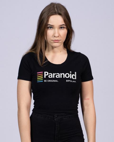 Paranoid Girls Crop Top T-Shirt - Karl Linienfeld