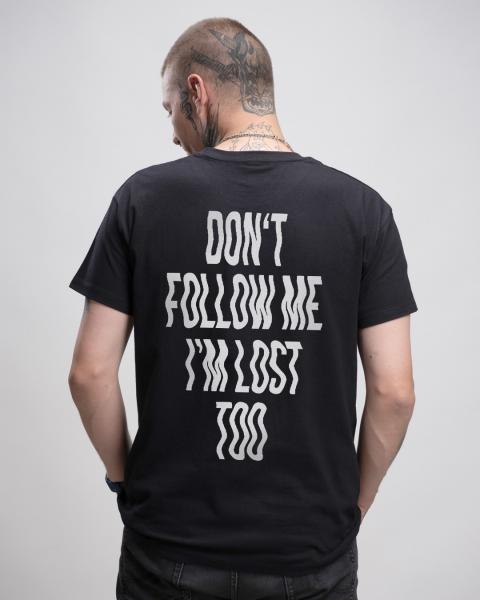 Don't follow me Herren Basic T-Shirt