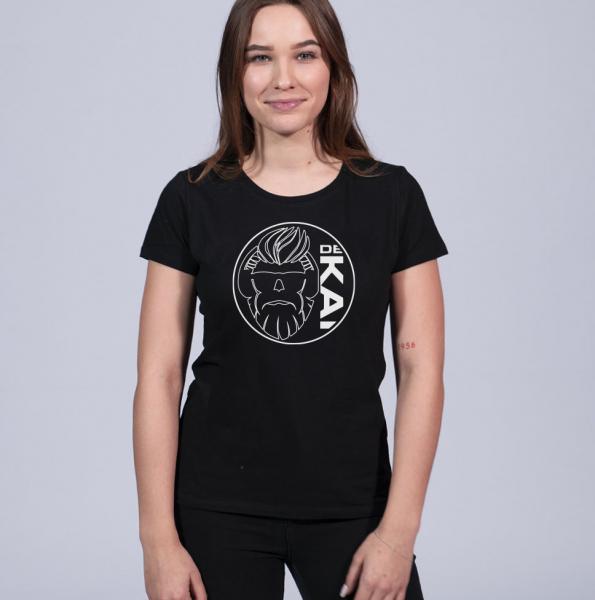 Dekai Logo Damen T-Shirt mit Rundhalsschnitt
