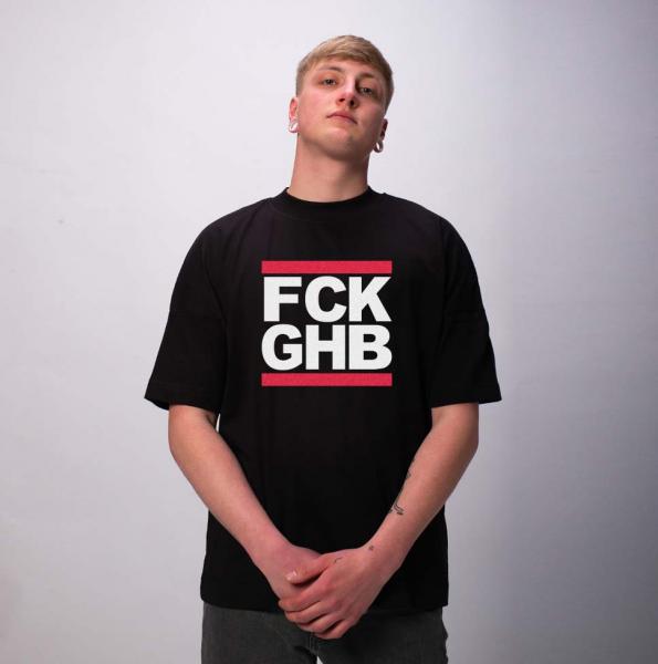FCK GHB Unisex Premium Oversize T-Shirt - Kite