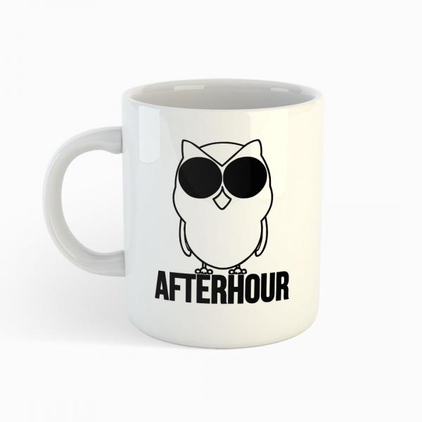 Afterhour - Weiße Tasse