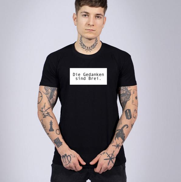 Die Gedanken sind Brei Herren Basic T-Shirt