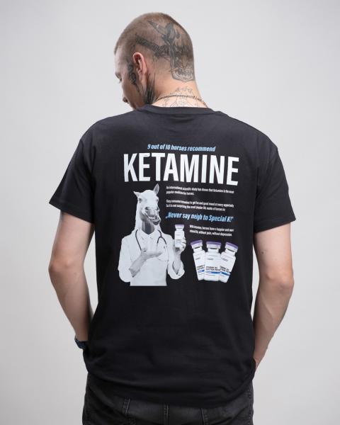 Ketamine Horse - Herren Basic T-Shirt Basic