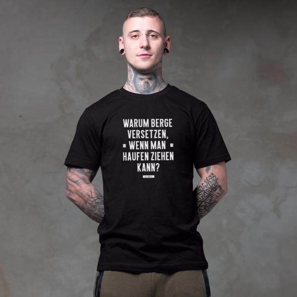 Berge versetzen - Premium Herren T-Shirt aus Bio-Baumwolle