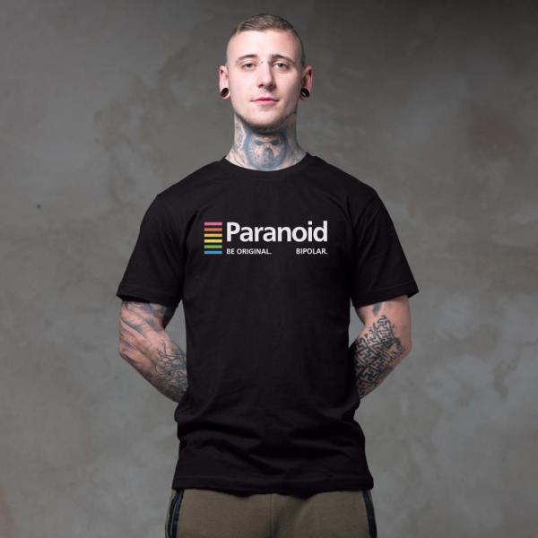 Paranoid - Premium Herren T-Shirt aus Bio-Baumwolle