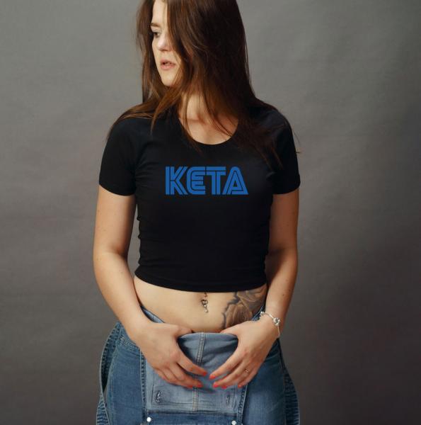 Keta Girls Crop Top T-Shirt - Karl Linienfeld