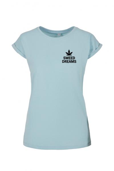 Sweed Dreams – Weites Ladies Shirt, Lang geschnitten, angeschrägte Ärmel