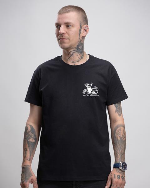 Doggy Kakerlaken - Herren Ringspun Shirt - Junkie Tattoos