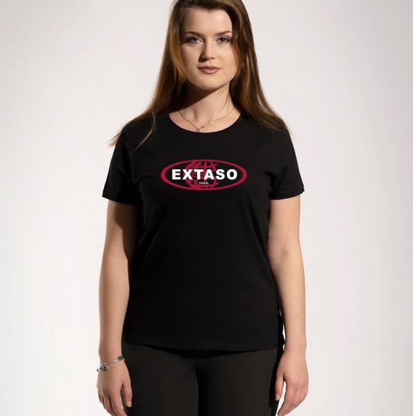 Extaso East Damen T-Shirt mit Rundhalsschnitt
