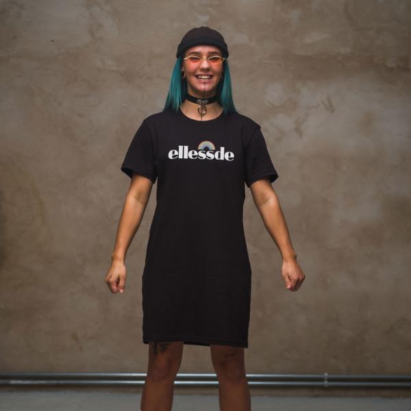 Ellessde - T-Shirt Kleid aus Bio Baumwolle
