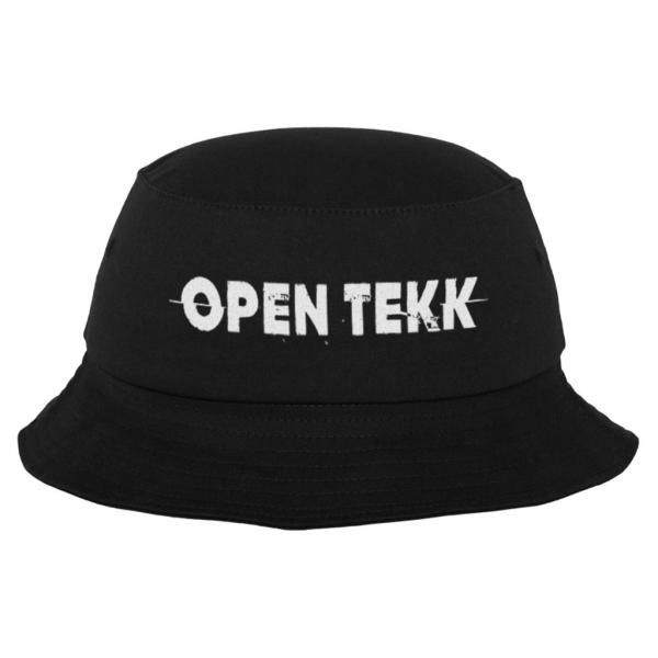 Open Tekk - Flexfit Fischerhut Schwarz