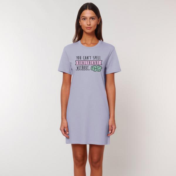 Healthcare THC - T-Shirt Kleid aus Bio Baumwolle