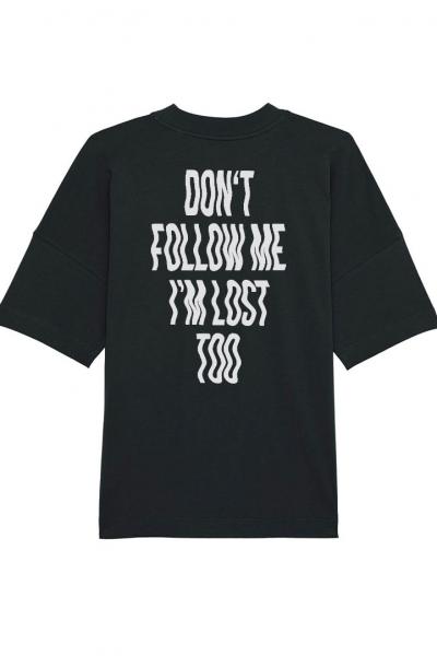 Follow me Scan Unisex Premium Oversize T-Shirt