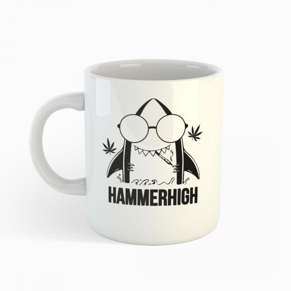 Hammerhigh - Weiße Tasse
