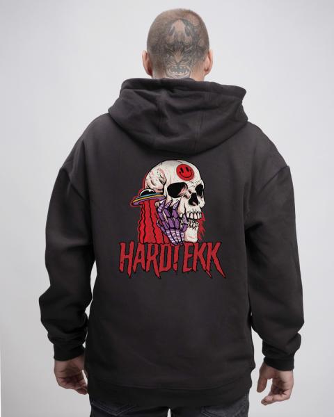 Hardtekk Skull - Oversized Hoodie UNISEX