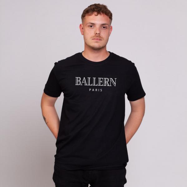 Ballern Paris Herren T-Shirt mit Rundhalsausschnitt