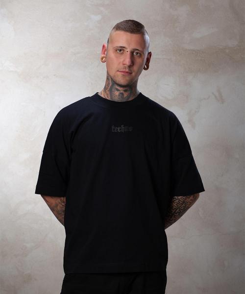 Black Techno - Premium Oversize T-Shirt
